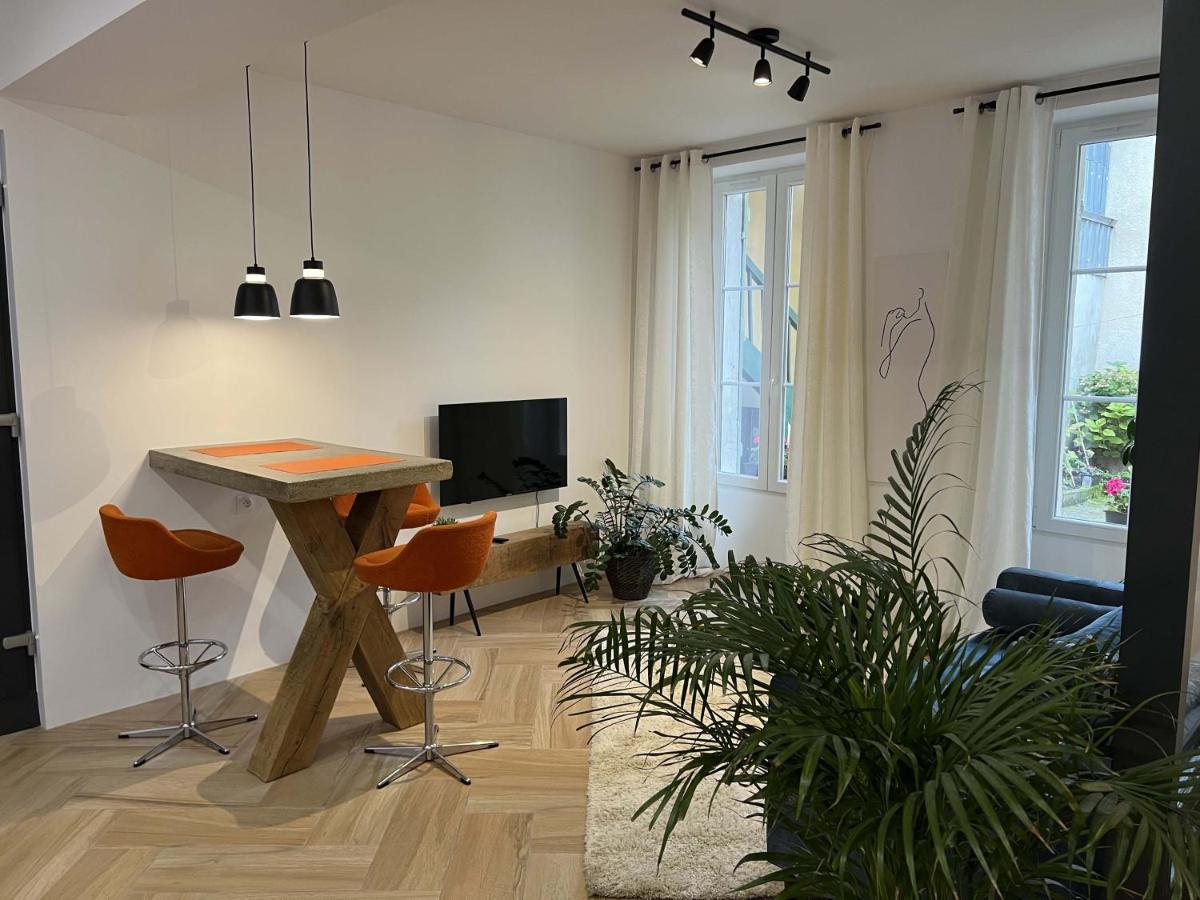 Bel Appartement Au Centre Du Vieux Joigny Luaran gambar